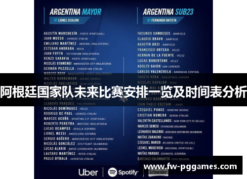 阿根廷国家队未来比赛安排一览及时间表分析